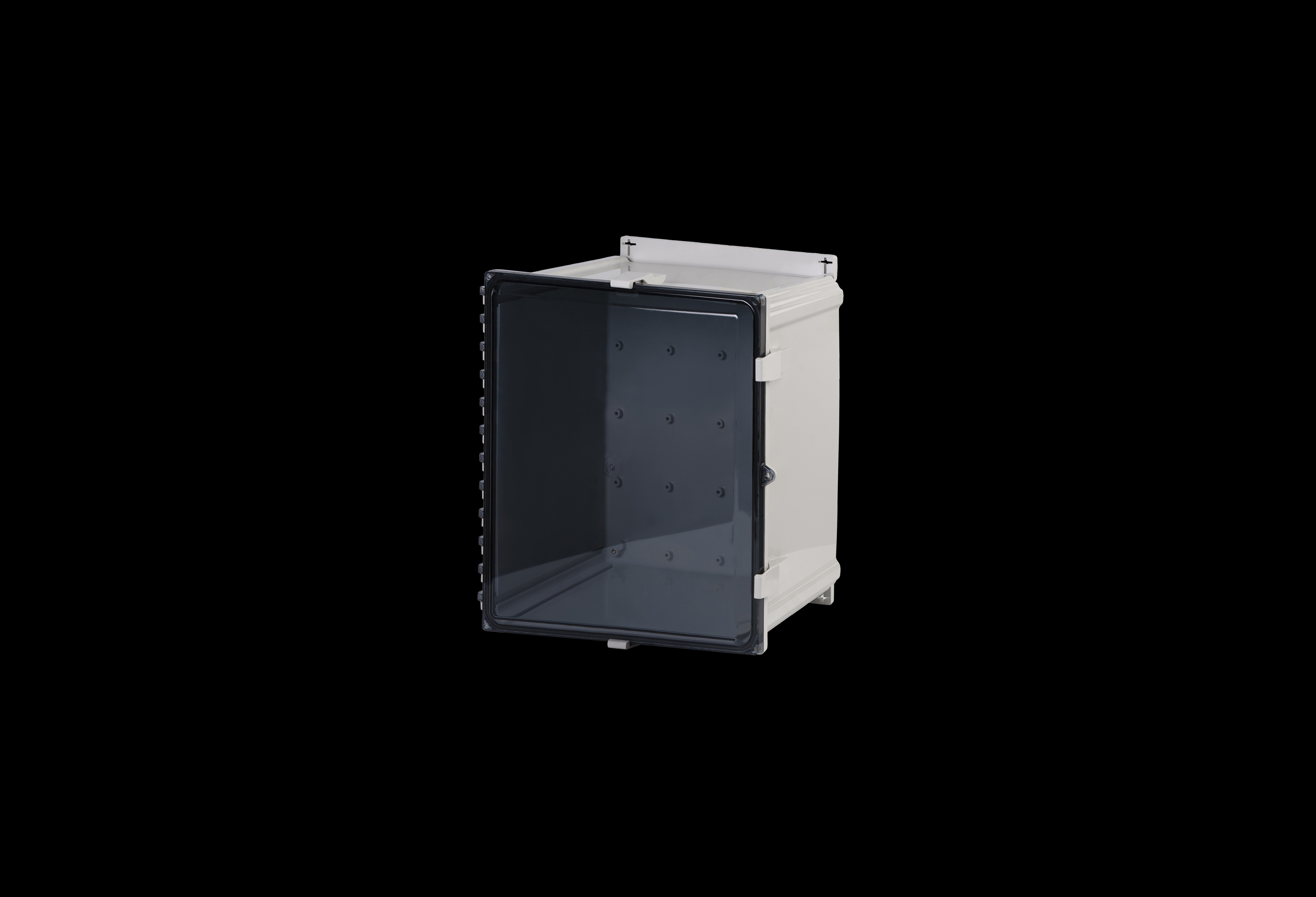 Polycarbonate Enclosure 18 x 16 x 10 Inches PolyStar Series with Clear Cover and Flange Kit by Stahlin