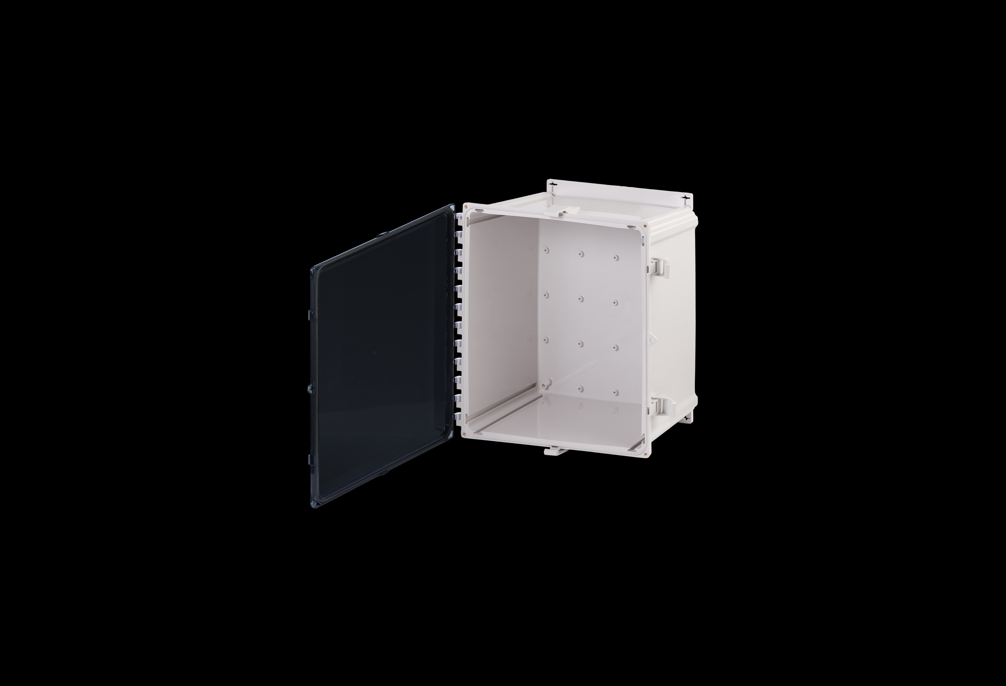 Polycarbonate Enclosure 18 x 16 x 10 Inches PolyStar Series with Clear Cover and Flange Kit by Stahlin