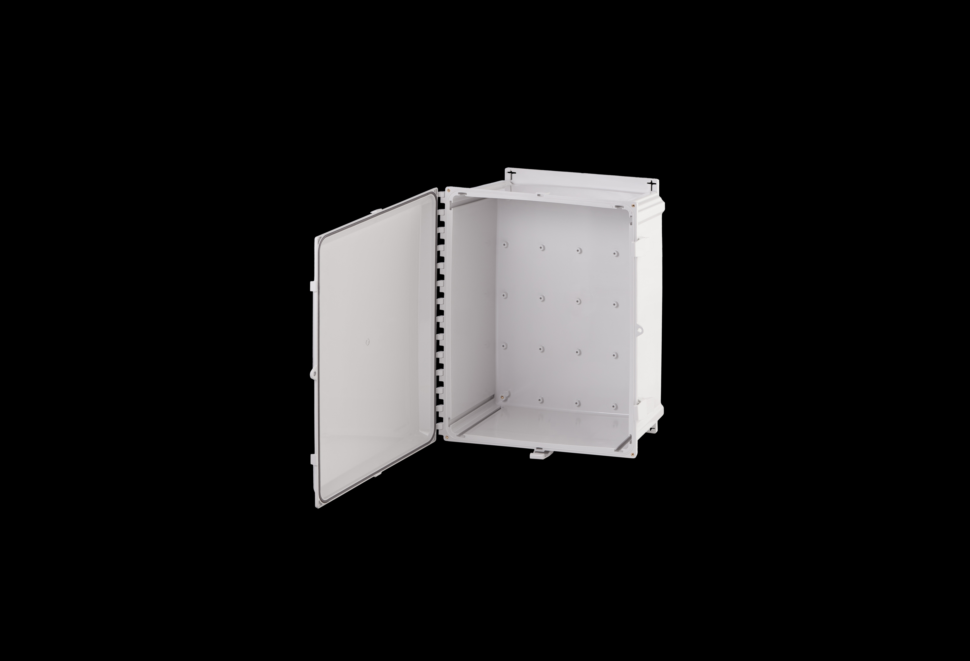 Polycarbonate Enclosure 20 x 16 x 8 Inches PolyStar Series with Opaque Cover and Flange Kit by Stahlin