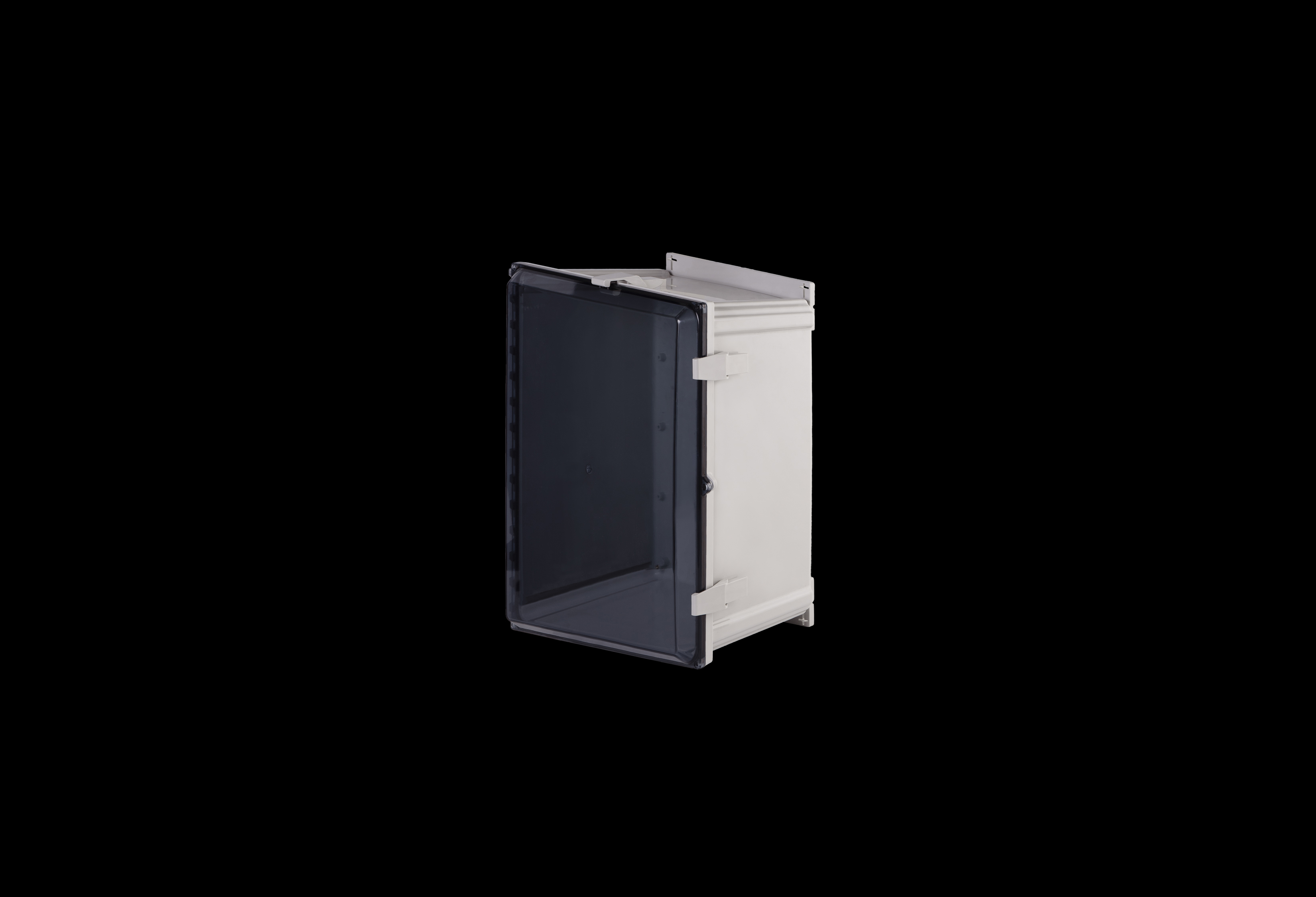 Polycarbonate Enclosure 20 x 16 x 8 Inches PolyStar Series with Clear Cover and Flange Kit by Stahlin