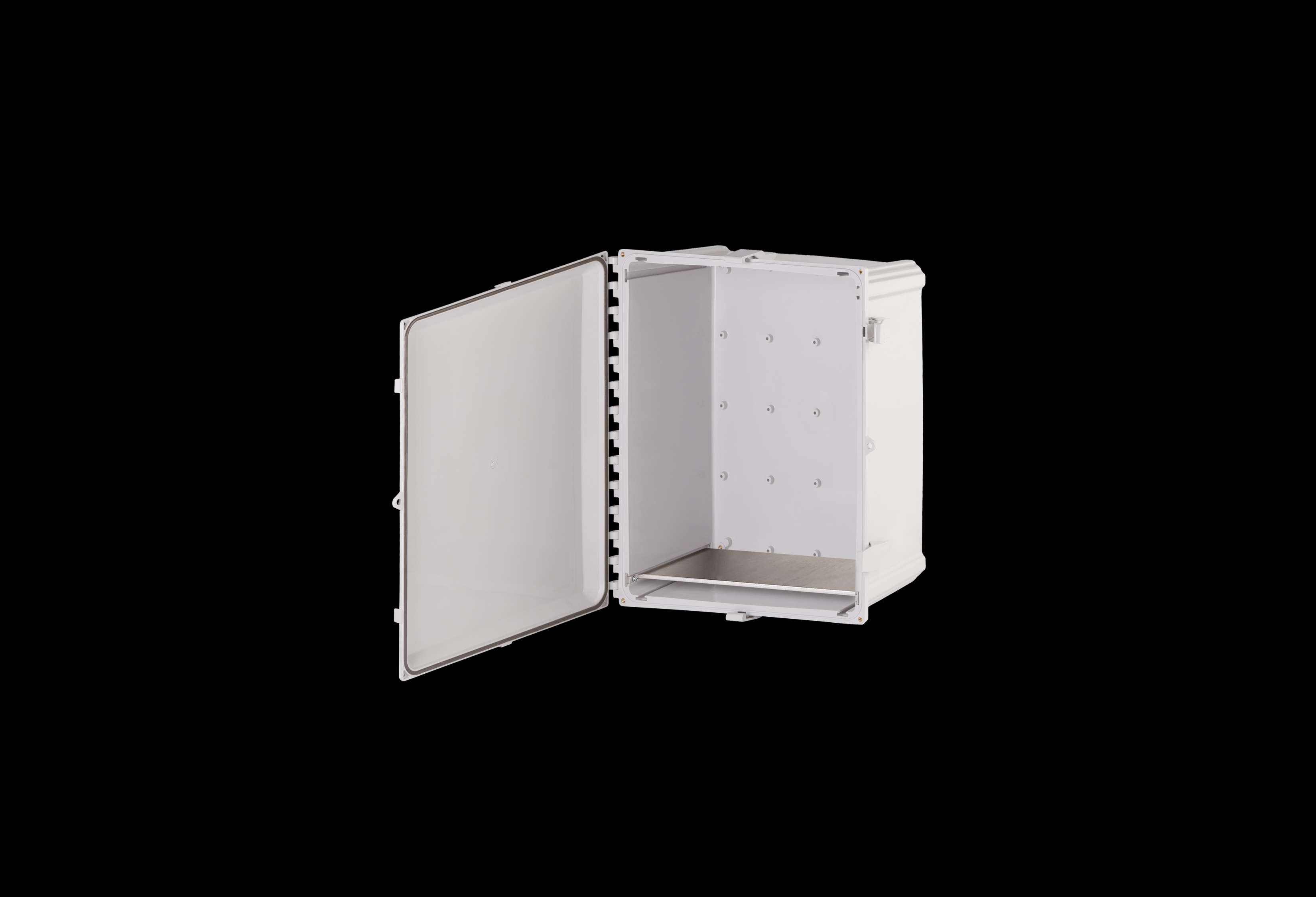 Polycarbonate Enclosure 18 x 16 x 10 Inches PolyStar Series Opaque Cover with Weight Distribution Shelf by Stahlin