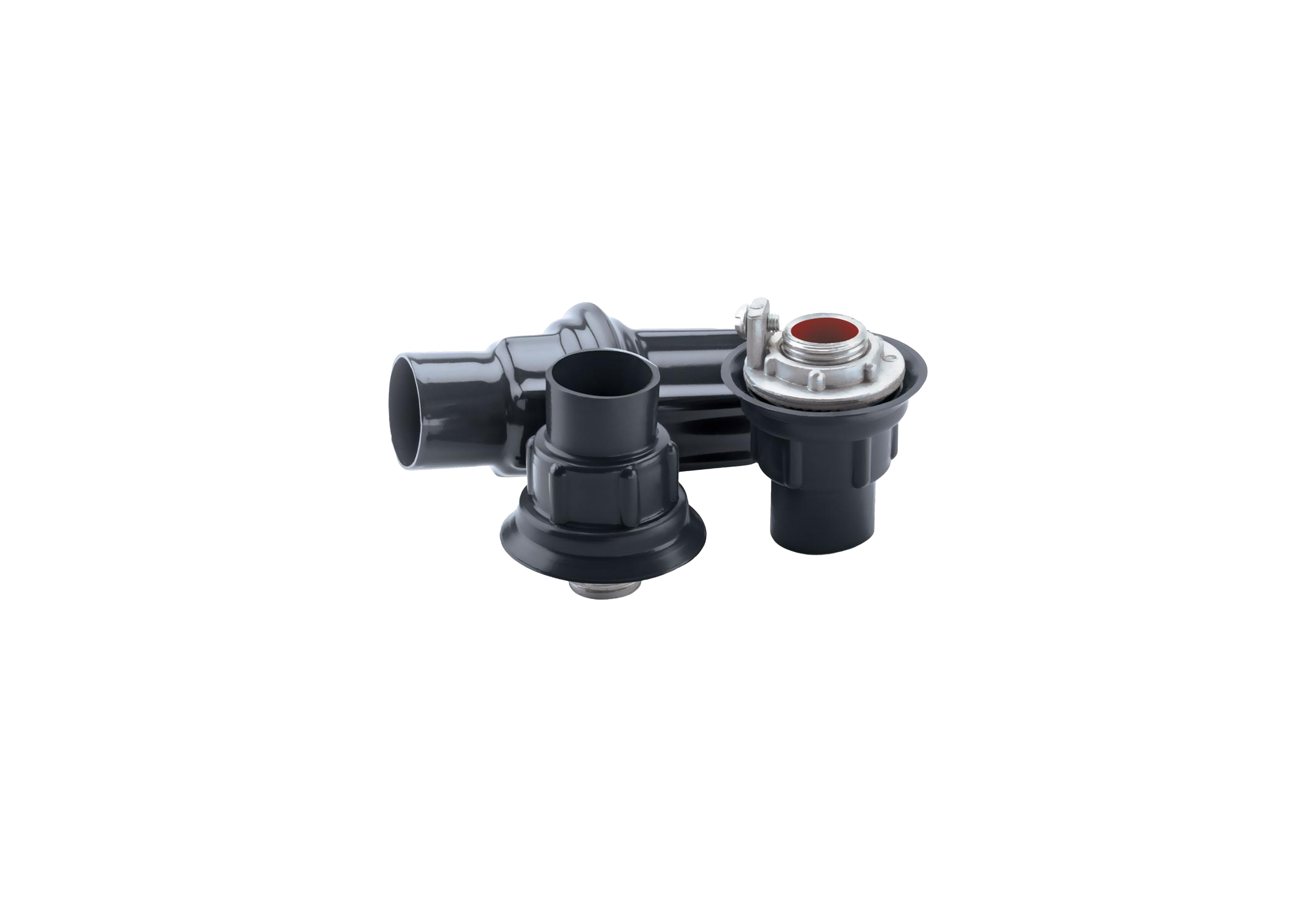 PVC Coated STG Rigid Conduit Knockout Hub with Ground 1-1/2 Inch by Stahlin