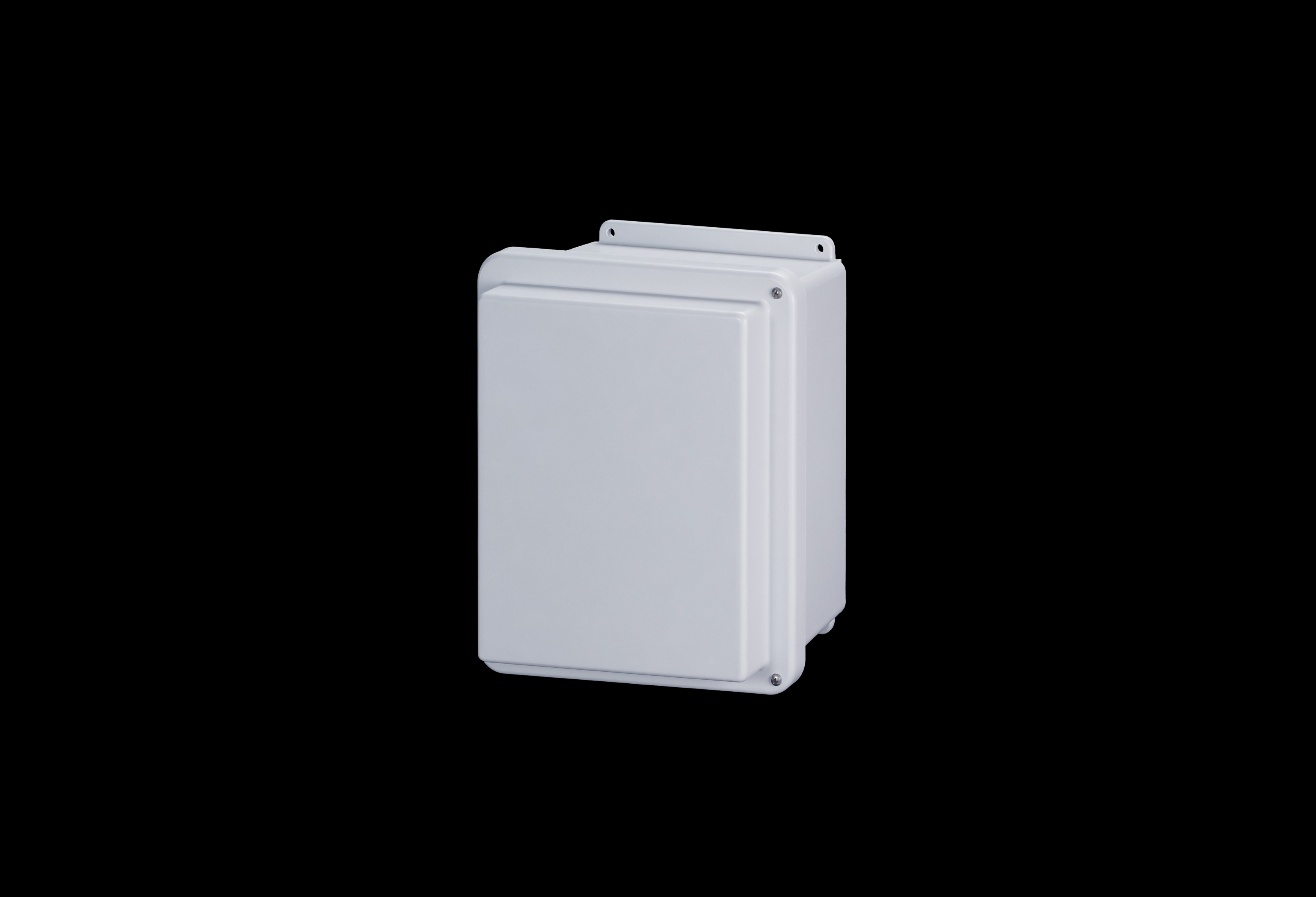 Fiberglass Enclosure 10 x 8 x 7 Inches J Series Raised Cover with Hinged, Latched Opaque Cover by Stahlin