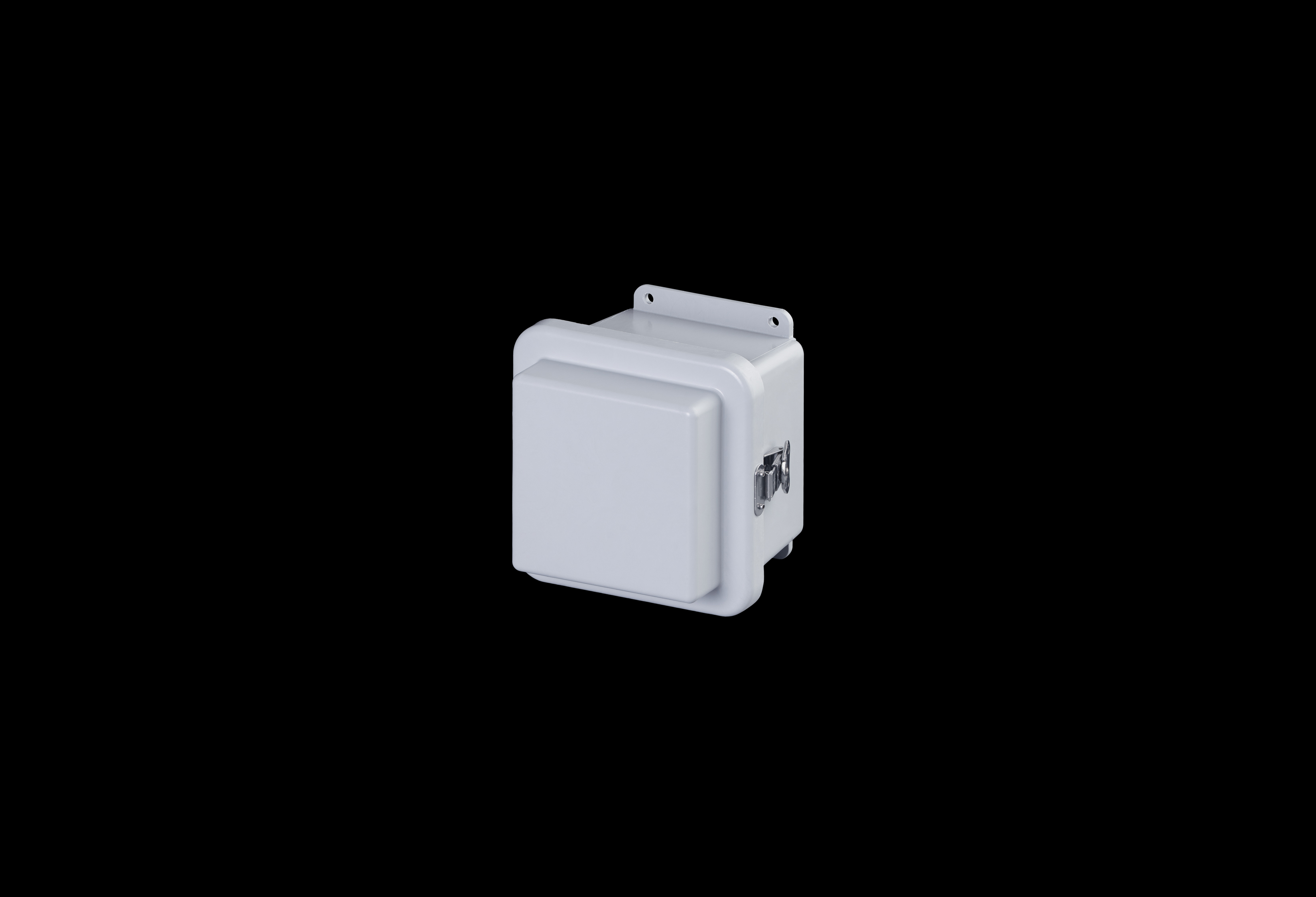 Fiberglass Enclosure 6 x 6 x 6 Inches J Series Raised Cover with Hinged, Twist Latch Opaque Cover by Stahlin