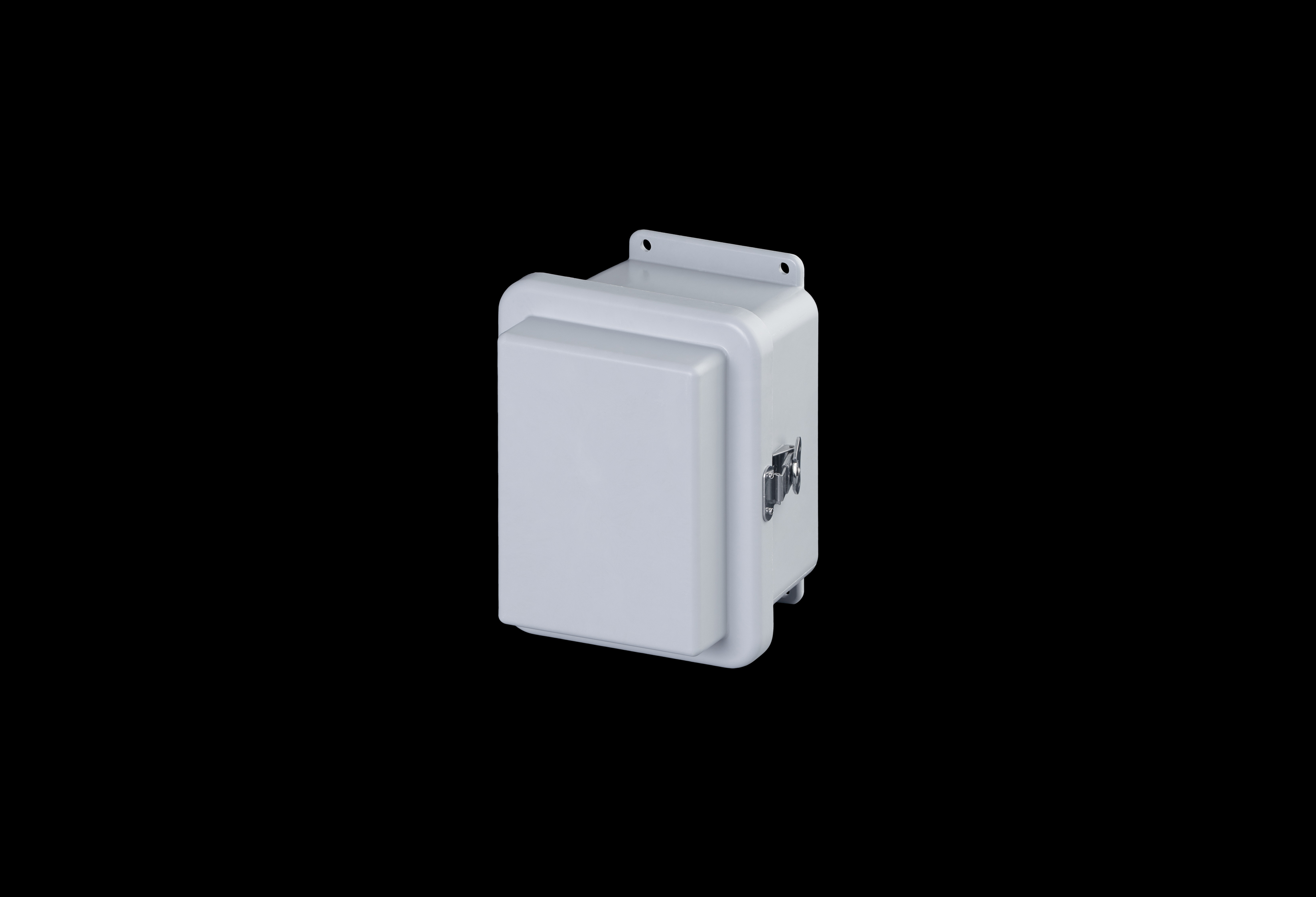 Fiberglass Enclosure 6 x 4 x 6 Inches J Series Raised Cover with Hinged, Twist Latch Opaque Cover by Stahlin