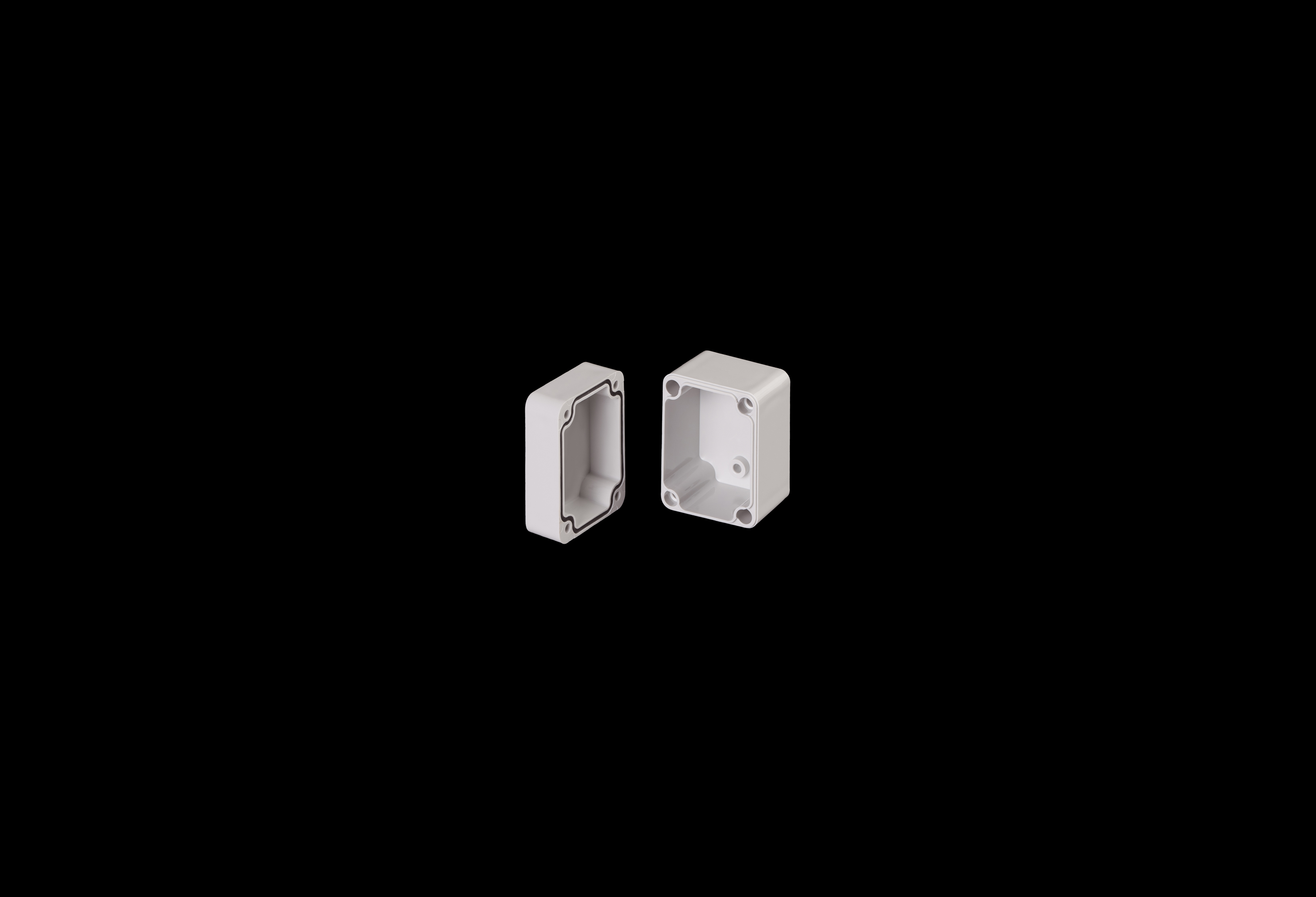 Polycarbonate Enclosure Small 3 x 2 x 2 Inches Starke Series with Opaque Lift Off Cover by Stahlin
