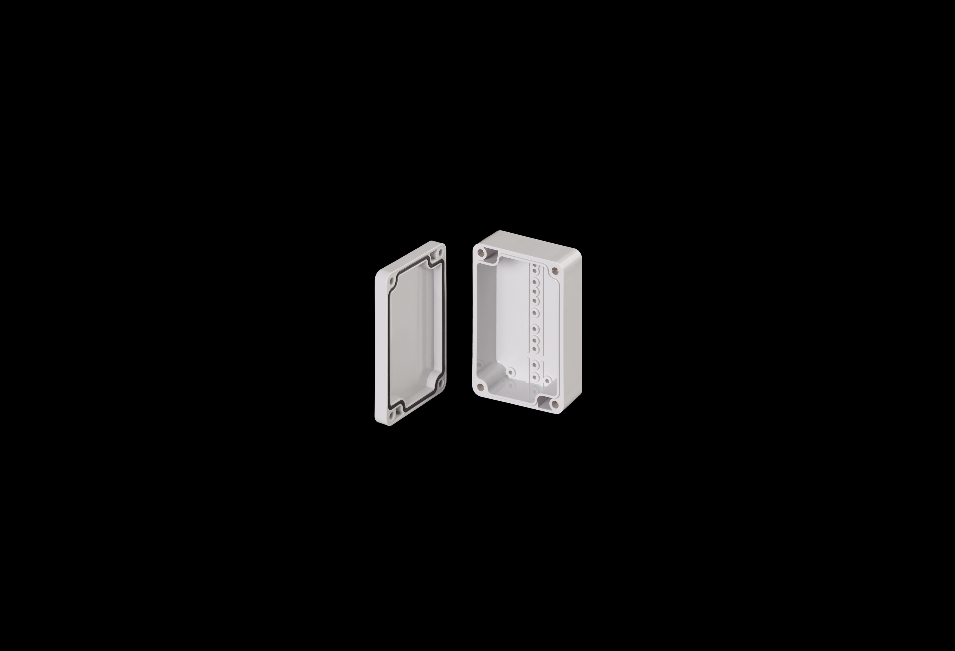 Polycarbonate Enclosure Small 4 x 3 x 1 Inches Starke Series with Opaque Lift Off Cover by Stahlin
