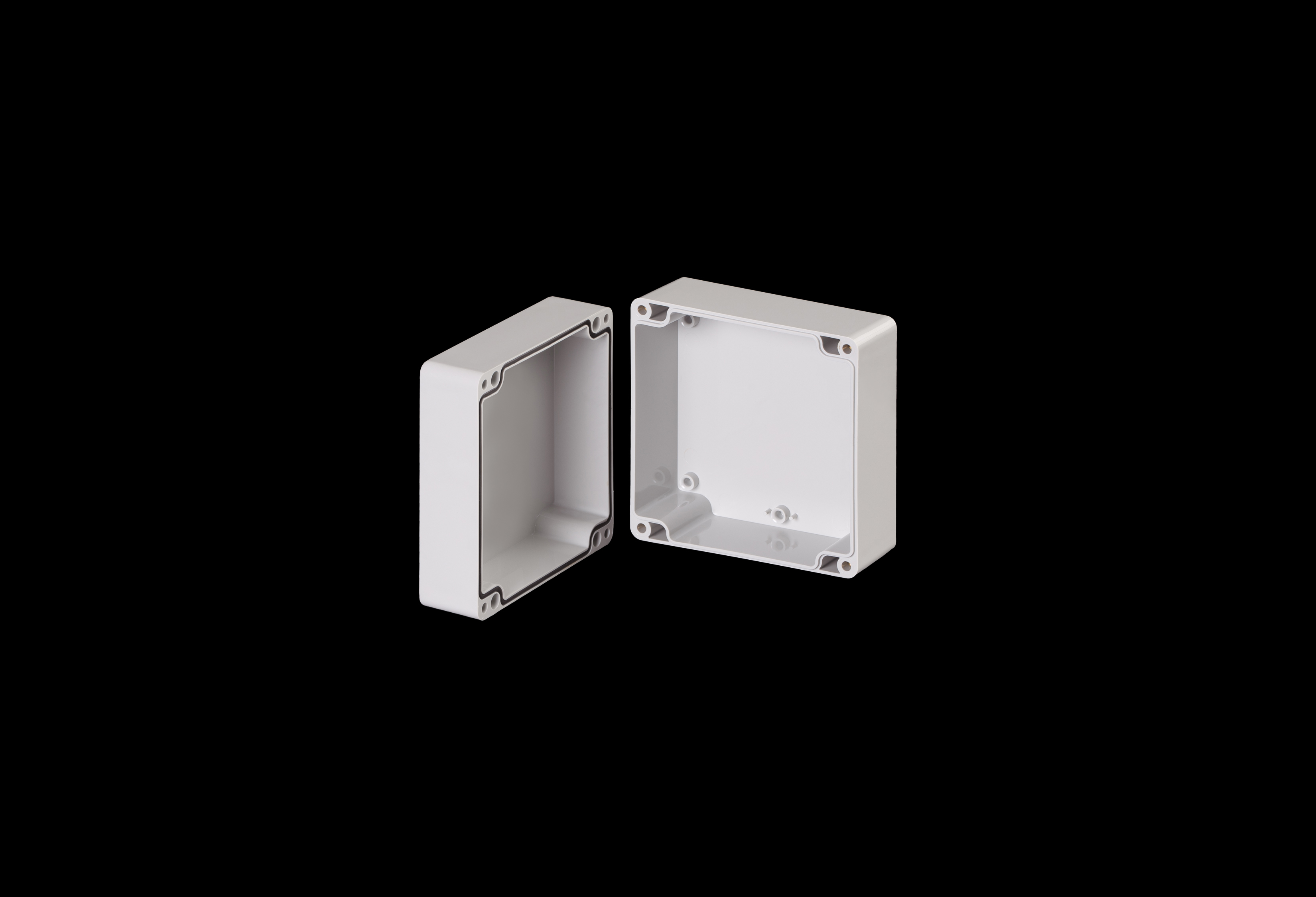 Polycarbonate Enclosure Small 5 x 5 x 4 Inches Starke Series with Opaque Lift Off Cover by Stahlin