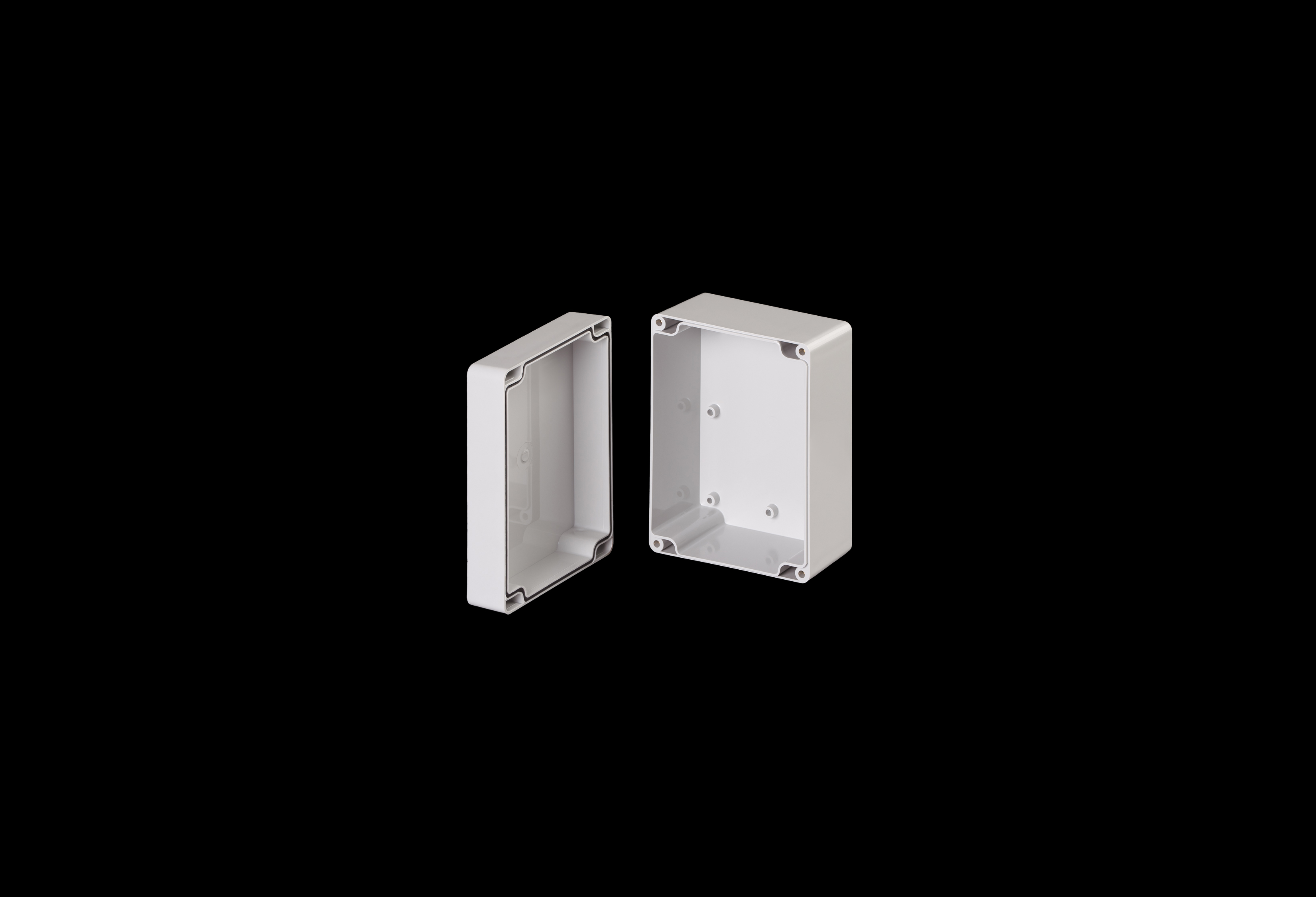 Polycarbonate Enclosure Small  6 x 5 x 6 Inches Starke Series with Opaque Lift Off Cover by Stahlin