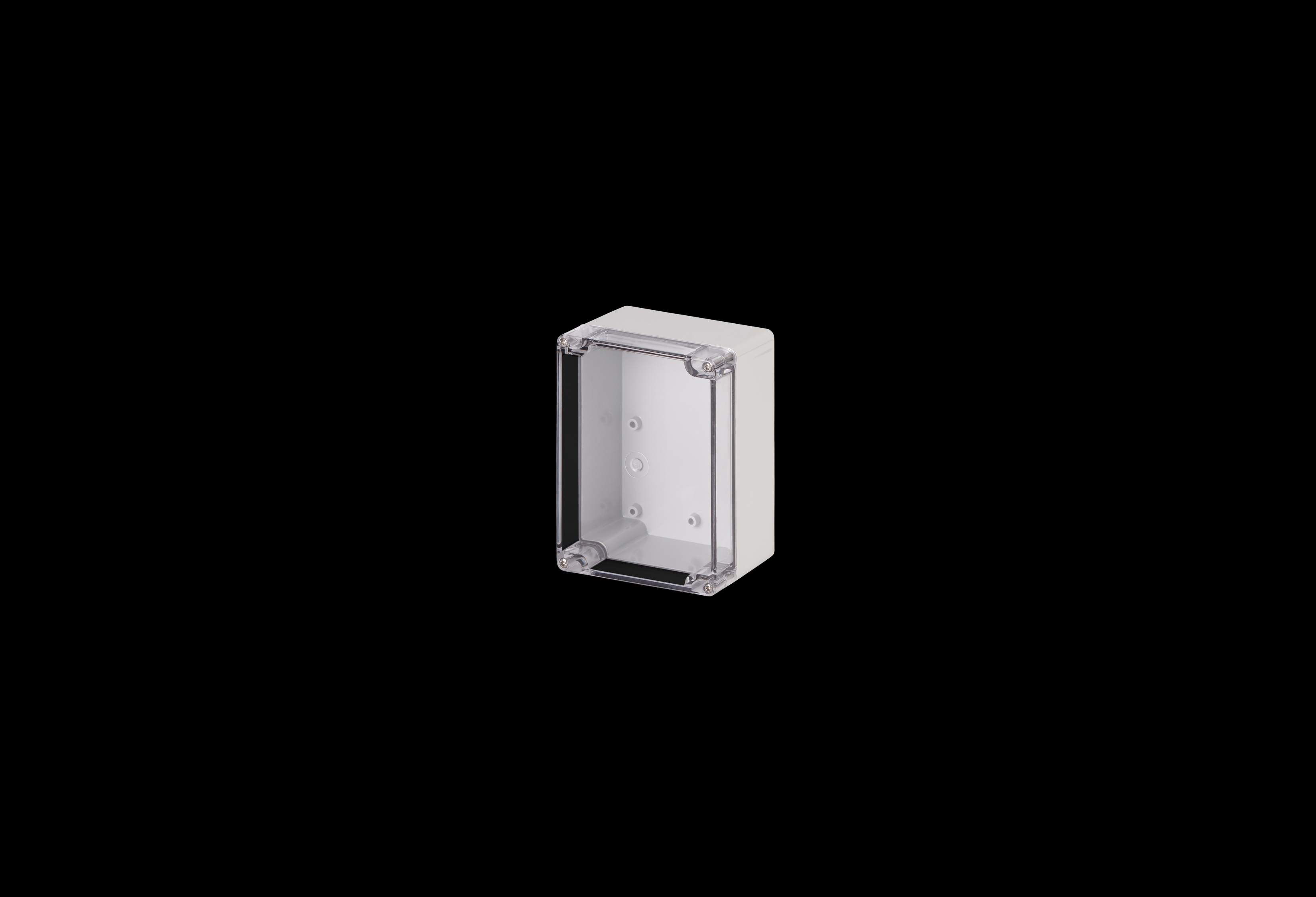 Polycarbonate Enclosure Small  6 x 5 x 6 Inches Starke Series with Clear Lift Off Cover   by Stahlin