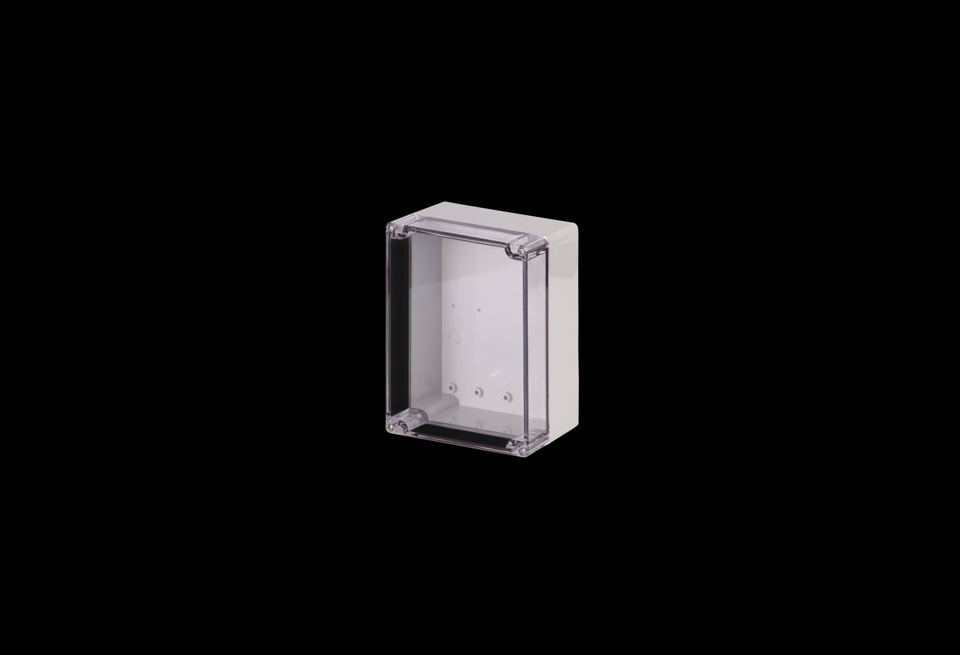 Polycarbonate Enclosure Small  8 x 5 x 3 Inches Starke Series with Clear Lift Off Cover   by Stahlin