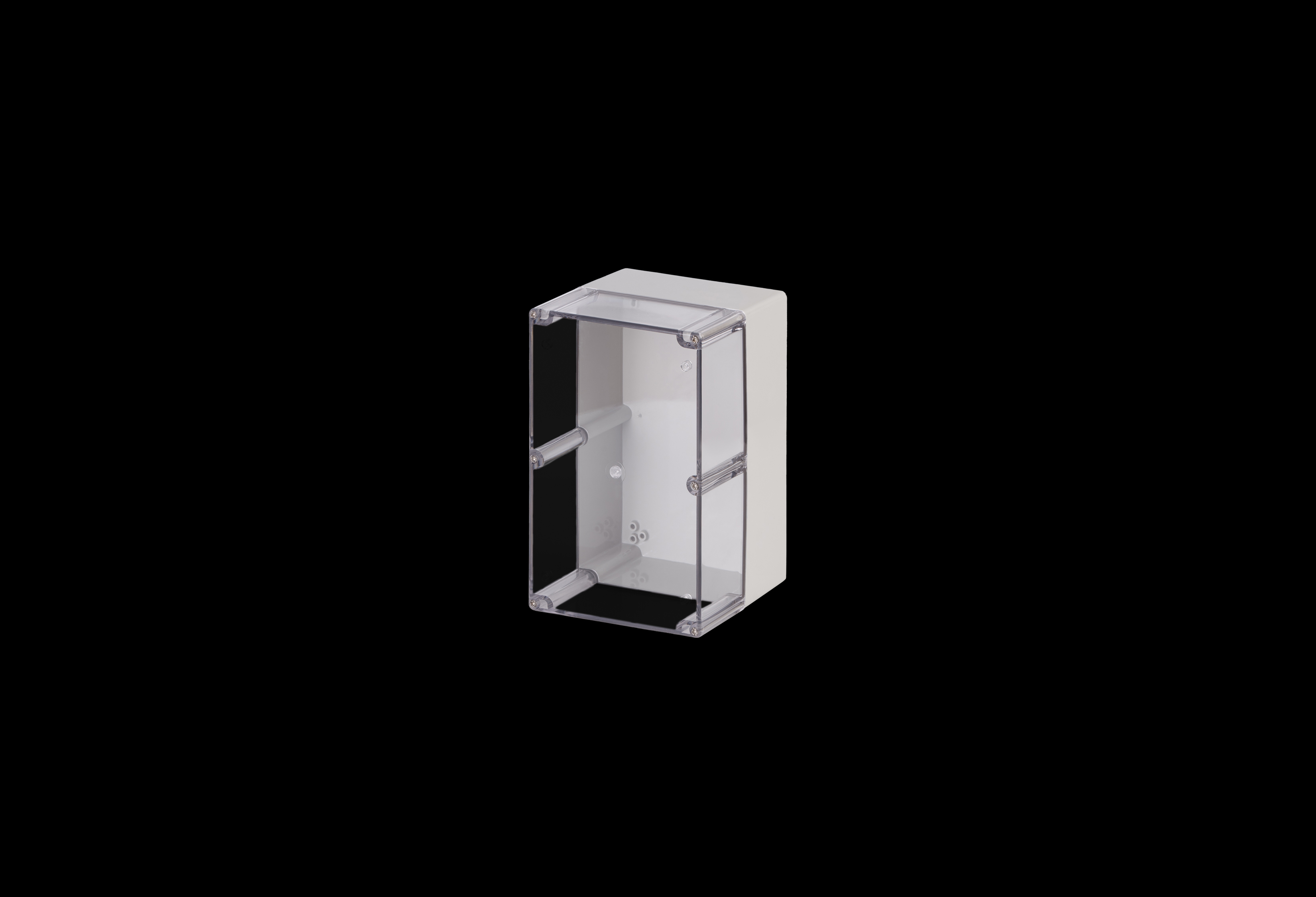 Polycarbonate Enclosure Small  10 x 6 x 5 Inches Starke Series with Clear Lift Off Cover   by Stahlin