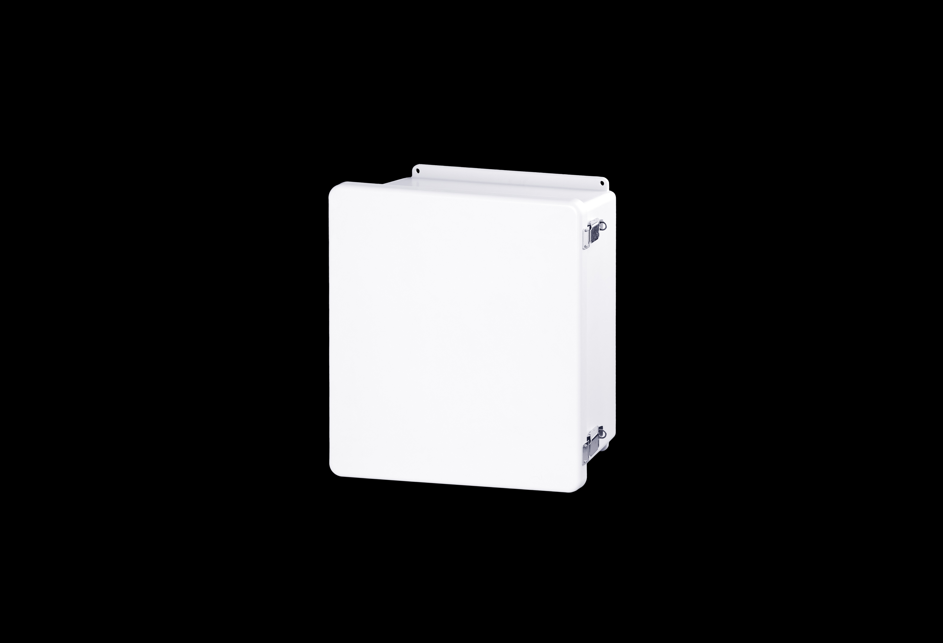 Fiberglass Enclosure  14 x 12 x 6 Inches J Series White with Hinged, Latched Opaque Cover by Stahlin